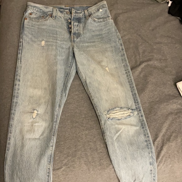 Levis high rise Wedgie Straight Jeans - Picture 2 of 4